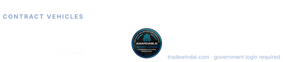 Contract vehicles: Assessed Awardable in the CDAO Tradewinds Solutions Marketplace; GSA Contract Holder, Contract # 47QTCA26D000R